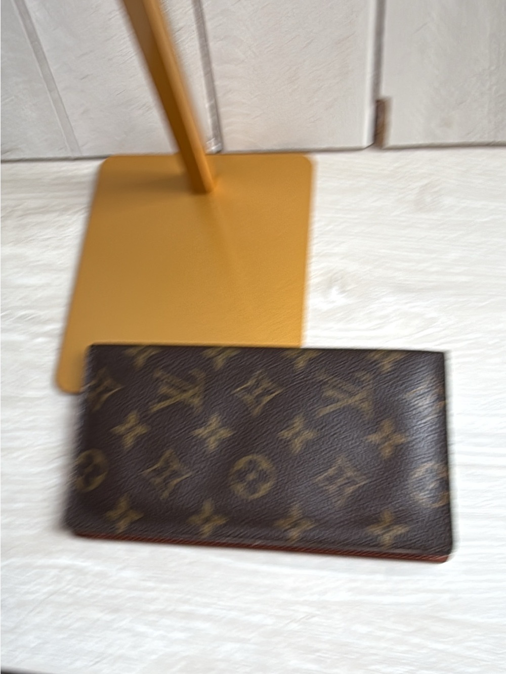 Louis Vuitton Monogram Porte Valeurs Checkbook credit card Wallet vintage - Picture 2 of 15